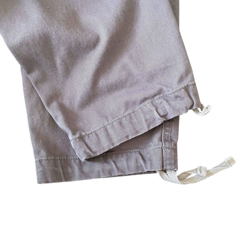 AKARMY Cargo Pants Womens 6 Gray Drawstring Ankle Baggy 90s Retro Street Grunge‎ - Picture 6 of 16